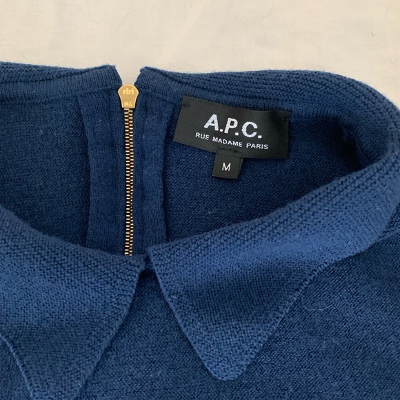 A.P.C. Wool Collared Knit - Picture 3 of 4
